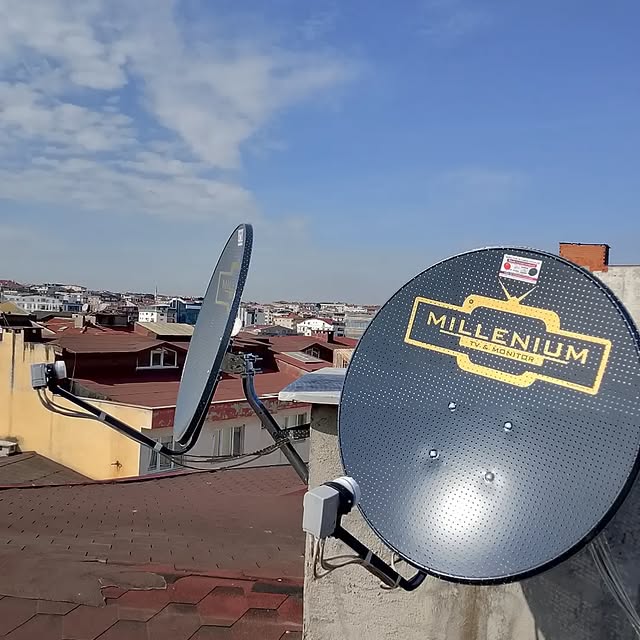 Çanak anten montaj çalışması